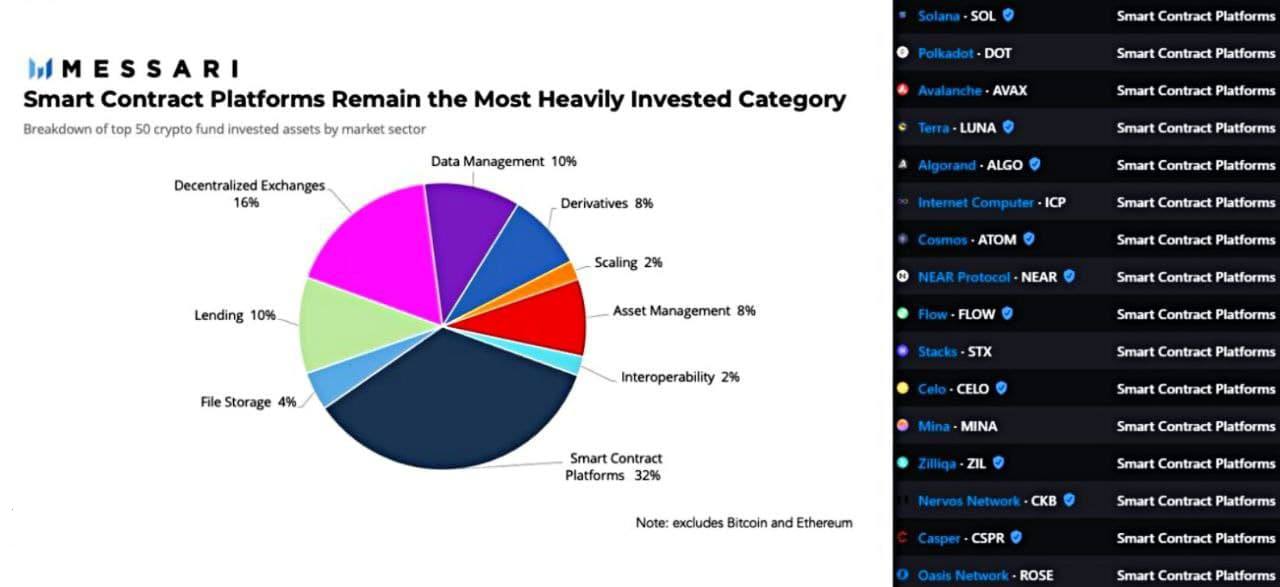 Платформы смарт контрактов. Сравнение популярности платформ смарт-контрактов.