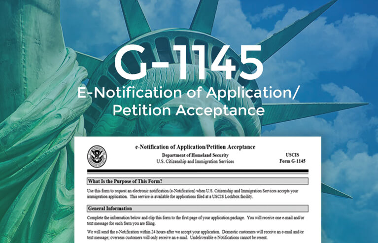 Иммиграционная Форма G-1145